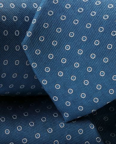  CHARLES TYRWHITT - Cà vạt nam lụa sang trọng Spot Pattern 
