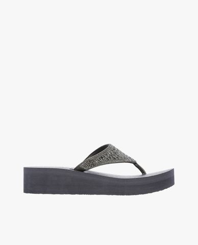  SKECHERS - Dép nữ quai kẹp đính đá Vinyasa 