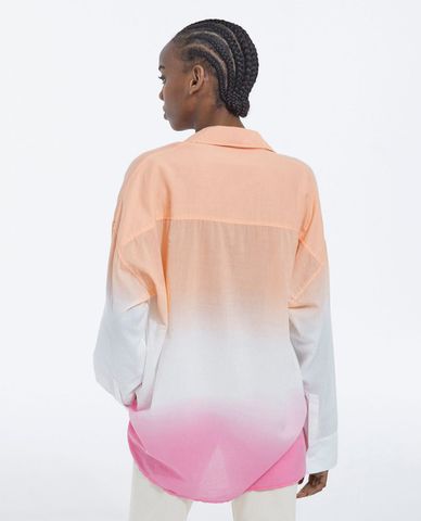  THE KOOPLES - Áo sơ mi nữ dài tay TieDye Effect 