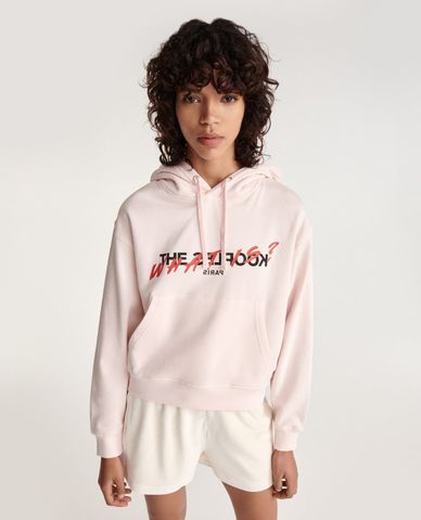  THE KOOPLES - Áo hoodie nữ phom suông Screen Print What Is 