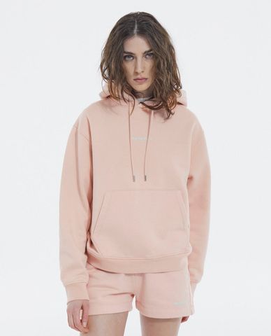  THE KOOPLES - Áo hoodie nữ phom suông phối mũ trùm Pouch Pocket 