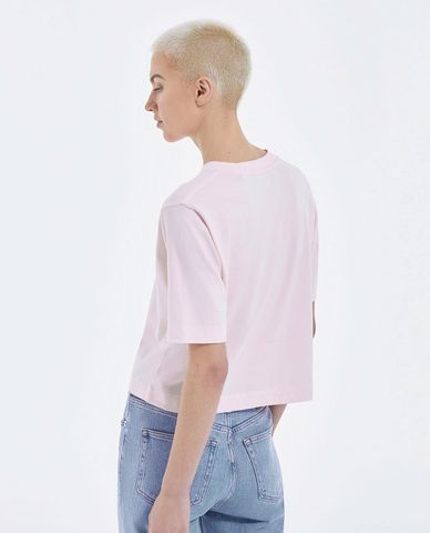  THE KOOPLES - Áo thun nữ phom lửng ngắn tay Logo 