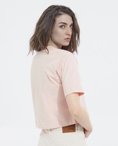  THE KOOPLES - Áo thun nữ phom lửng ngắn tay thời trang 