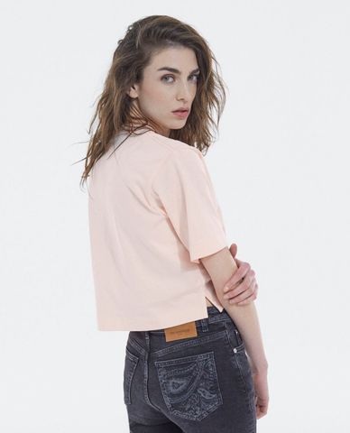  THE KOOPLES - Áo croptop nữ tay ngắn thời trang 