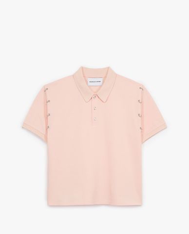  THE KOOPLES - Áo polo nữ phom ngắn Piercing 