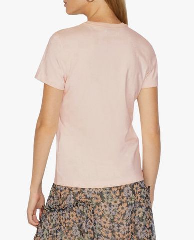  COACH - Áo thun nữ ngắn tay Fitted Retro Signature 