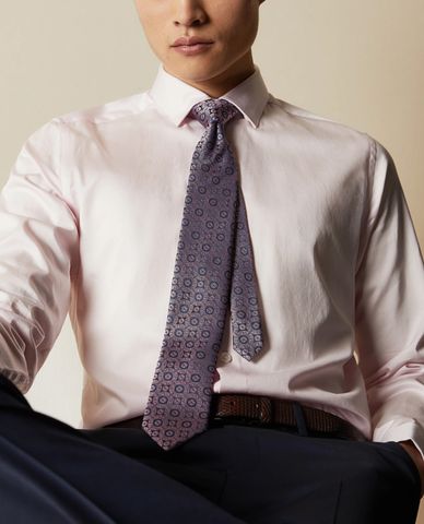  TED BAKER - Cà vạt nam tơ lụa Cordial 
