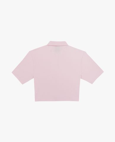  SKECHERS - Áo polo nữ cổ bẻ tay ngắn phom croptop Athletics 