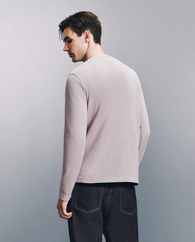  URBAN REVIVO - Áo thun nam cổ tròn thanh lịch 