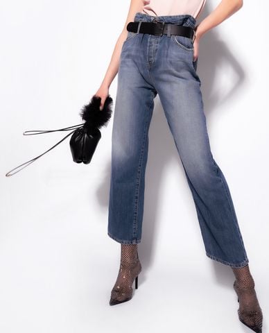  PINKO - Quần jeans nữ ống đứng Classifica 