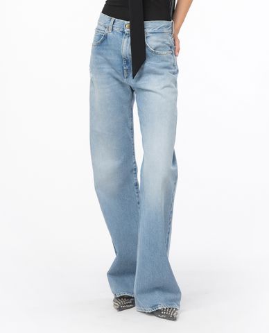  PINKO - Quần jeans nữ ống rộng Wanda 