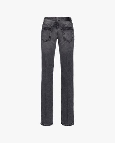  PINKO - Quần jeans nữ ống loe hiện đại 