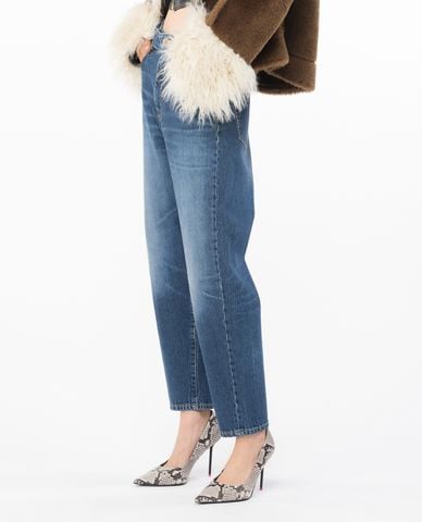  PINKO - Quần jeans boyfriend Maddie Sash 