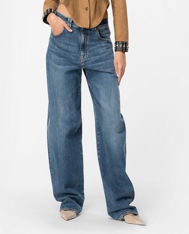  PINKO - Quần jeans ống đứng dáng thụng Eloise 