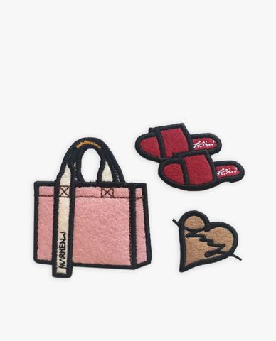  Marhen.J - Set huy hiệu cài túi xách Wappen Bag 