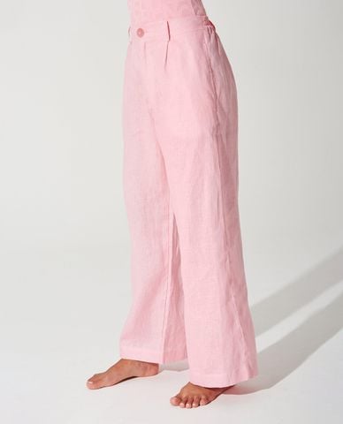  OLABEN - Quần nữ ống rộng Belle Linen 