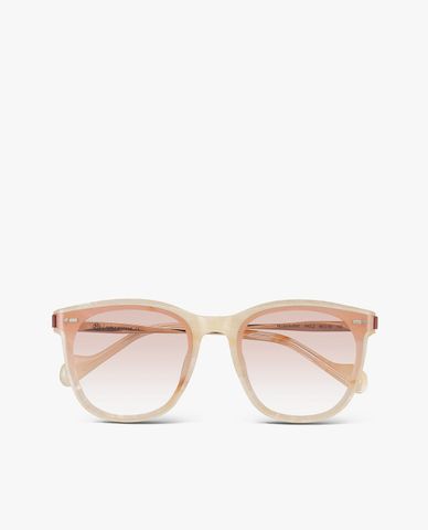  MUJOSH - Kính mát unisex gọng vuông bo tròn bản dày hiện đại 