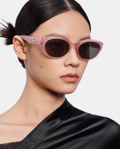  MUJOSH - Kính mát nữ gọng oval bản dày cá tính 