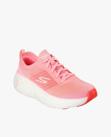  SKECHERS - Giày sneakers nữ cổ thấp Max Cushioning Hyper Craze 