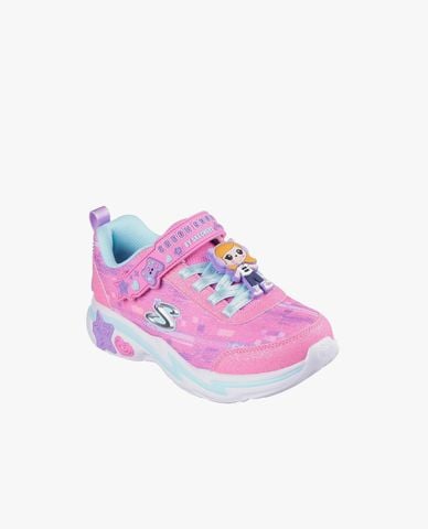  SKECHERS - Giày sneakers bé gái cổ thấp Snuggle 