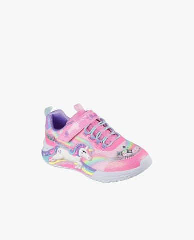 SKECHERS - Giày sneakers bé gái cổ thấp Unicorn Chaser 