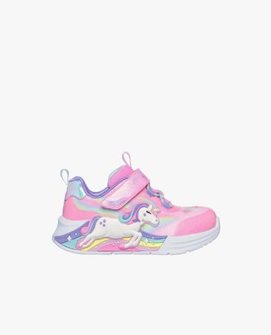  SKECHERS - Giày sneakers bé gái cổ thấp Unicorn Chaser 