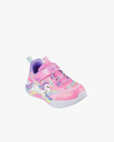  SKECHERS - Giày sneakers bé gái cổ thấp Unicorn Chaser 