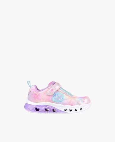 SKECHERS - Giày sneakers bé gái cổ thấp Flutter Heart Lights Simply Love 