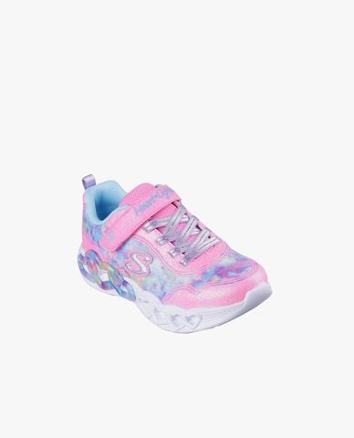  SKECHERS - Giày sneakers bé gái cổ thấp Infinite Heart Lights 