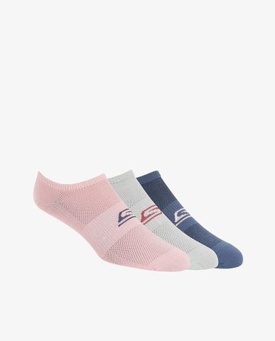  SKECHERS - Set 3 đôi vớ nữ cổ thấp 