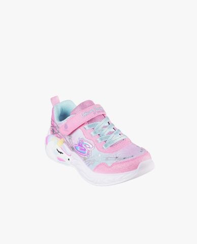  SKECHERS - Giày sneakers bé gái cổ thấp Unicorn Dreams Wishful Magic 
