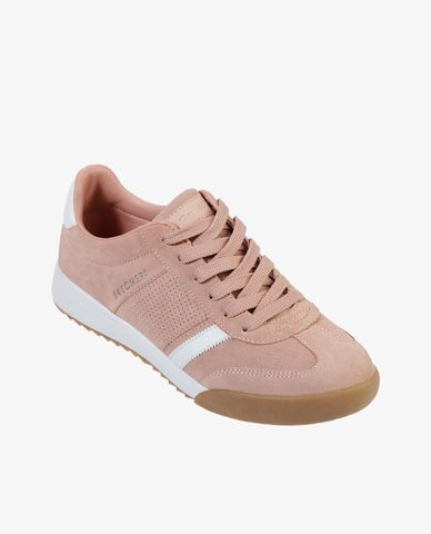  SKECHERS - Giày sneaker nữ da lộn Zinger The White Stripe 