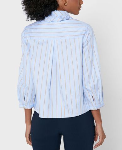  TED BAKER - Áo kiểu nữ tay dài kẻ sọc thời trang Tallyya 