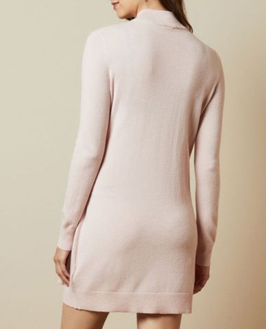  TED BAKER - Đầm mini len tay dài cổ lọ Amrita 