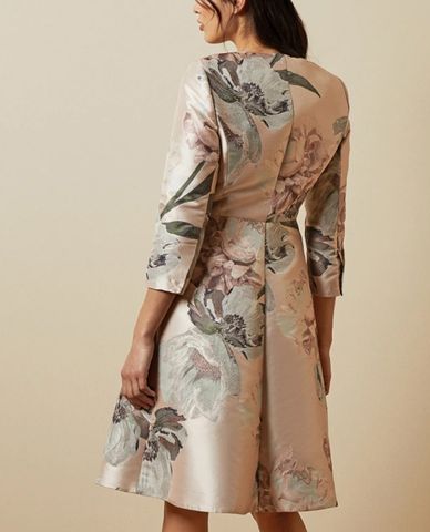 TED BAKER - Đầm midi họa tiết hoa Coniiey 
