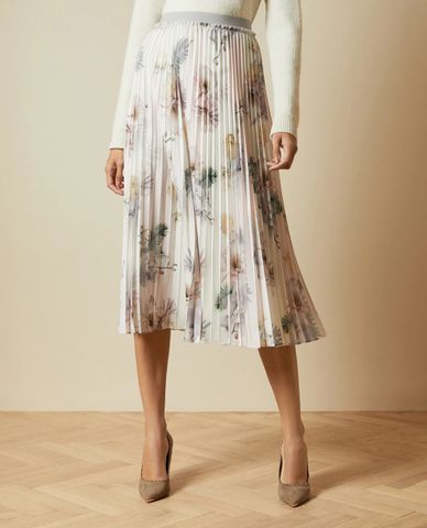  TED BAKER - Chân váy midi xếp ly Maziiy 