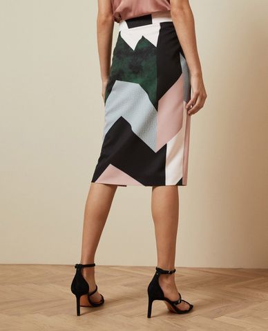  TED BAKER - Chân váy midi bút chì xẻ tà Roxane 