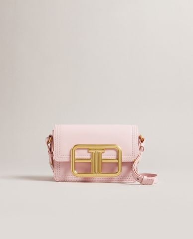  TED BAKER - Túi đeo chéo nữ phom chữ nhật phối nắp gập Tikisha 