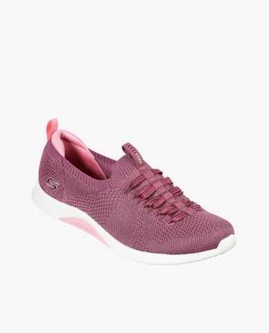  SKECHERS - Giày slip on nữ phối dây hiện đại 