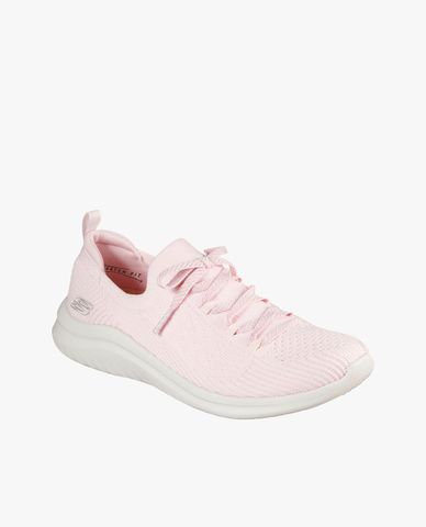  SKECHERS - Giày sneaker nữ phối dây Ultra Flex Flash Illusion 