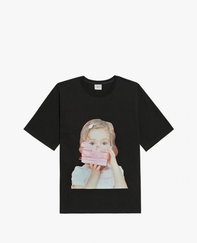  ADLV - Áo thun ngắn tay cổ tròn Baby Face 