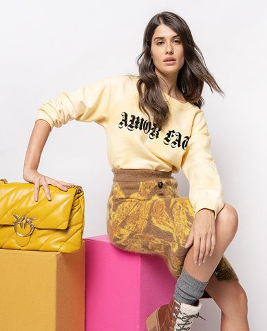  PINKO - Áo sweatshirt nữ tay dài Riverside 