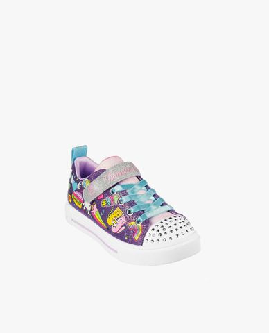  SKECHERS - Giày sneakers bé gái cổ thấp Twinkle Sparks 