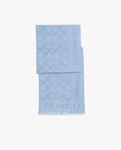  COACH - Khăn choàng nữ chữ nhật Signature Stole 