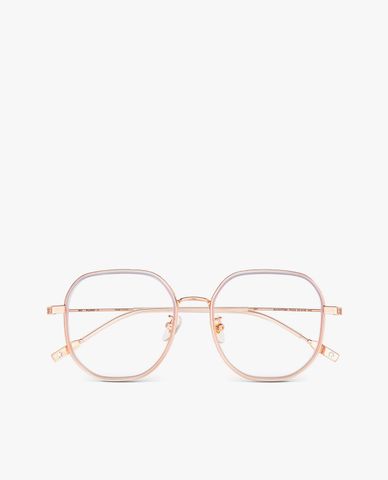  MUJOSH - Gọng kính vuông bản vừa phối viền thời trang 