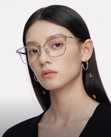  MUJOSH - Gọng kính vuông unisex tròn bản mảnh hiện đại 