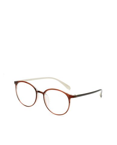  aojo - Gọng kính tròn nhựa trong cao cấp 