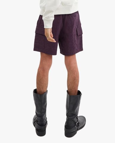  COACH - Quần short nam ống đứng lưng thun Signature In Organic Cotton 