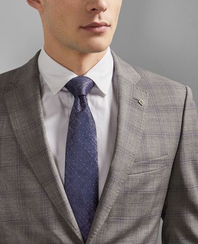  TED BAKER - Cà vạt nam tơ lụa Circ 