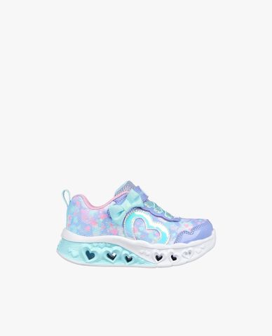  SKECHERS - Giày sneakers bé gái cổ thấp Flutter Heart Lights 